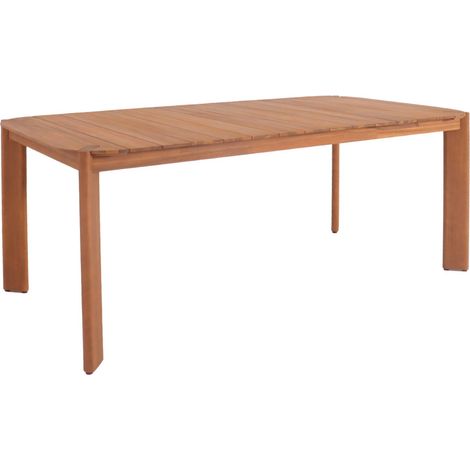 sweeek - Gartentisch aus Akazienholz 200cm für 6 Personen