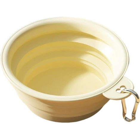 Foldable Dog Bowl, Built-in Travel Bowls, Travel Bowls for Dogs and Cats, Portable Travel Bowl with Carabiner, Foldable and Expandable for Hiking Camping (350ml) (1/5)