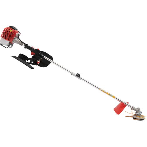 Débroussailleuse à essence à deux temps, moteur à essence 26 cm³/0,65 kW, volume du réservoir de 1000 ml, pour jardin, verger, jardin de thé, champs et entretien paysager (1/5)