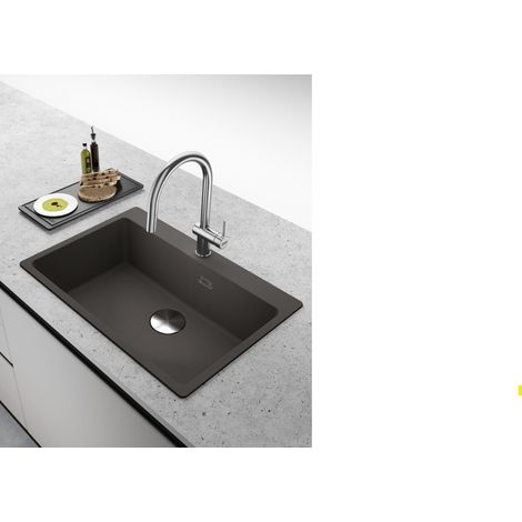 Franke Urban UBG 651-100. Tipo di lavello: Lavello montato su piano, Forma del lavandino: Rettangolare, Materiale del lavandino: Fragranito. Larghezza: 1000 mm, Profondità: 500 mm, A... - 114.0714.175 (1/4)