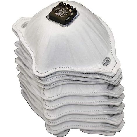 JSP Filtri fmp2 a valvola filterspec (confezione da 10) (ASG02B101100)