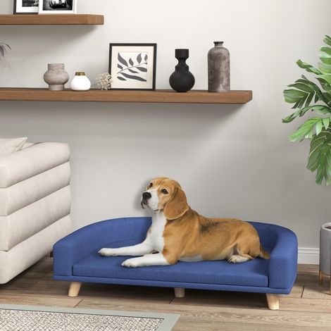 Cuccia divano per cani con cuscino removibile 98x67 cm OKMYHOME (1/4)