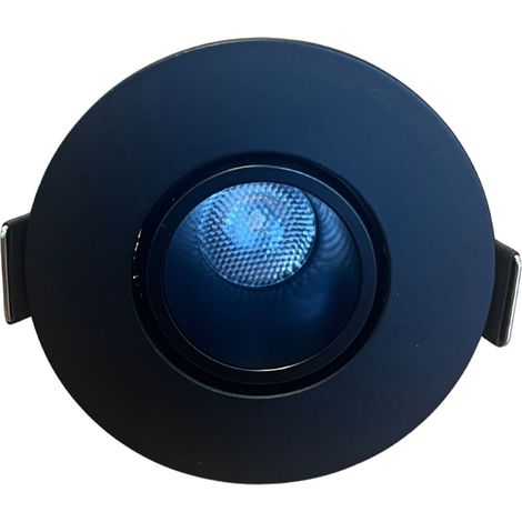 Mini Faretto Led Da Incasso Rotondo, Carcassa Nera 3000K, 5W 360LM 220V, Ø6053mm, Foro 45mm, Angolo 24° IP20