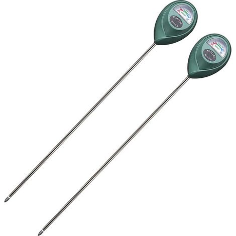 hygromètres avec sonde longue pour une utilisation en profondeur, indicateur d'humidité, pour l'extérieur, l'intérieur, les grands pots, les bulbes de fleurs, le jardinage et l'agriculture. (1/5)