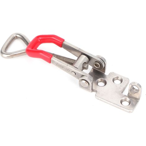 Serrure à levier réglable 220kg capacité de maintien, pince à dégagement rapide pour caisse, étau de fixation robuste (1/5)