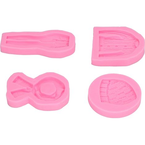 Moules en silicone, articles artisanaux, finitions soignées, formes originales, matériau silicone, moules à fondant (1/5)