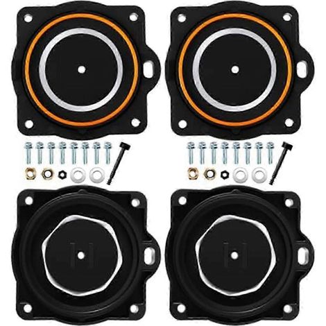 Kit de réparation pour pompe à air (2 unités) compatible avec les aérateurs Hi Blow HP60/-80, comprenant 4 diaphragmes, vis et goupilles. (1/5)