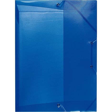 herlitz Heftbox A4 blau 2 Gummizüge Rückenbreite 4 cm Schreibwaren