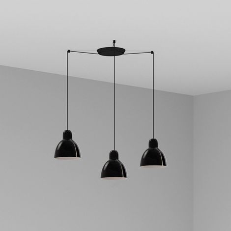 Suspension VENICE 3L noire