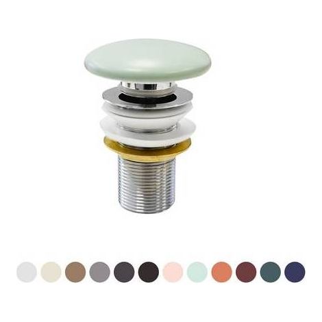 PILETTA CLICK-CLACK PER LAVABO INFINITY SENZA TROPPOPIENO Misura: Grigio pietra opaco