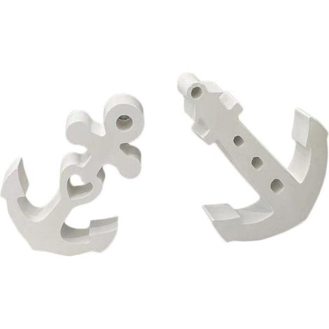 2er Set Silikonformen Anker für Epoxidharz, Gips, Beton, Seife