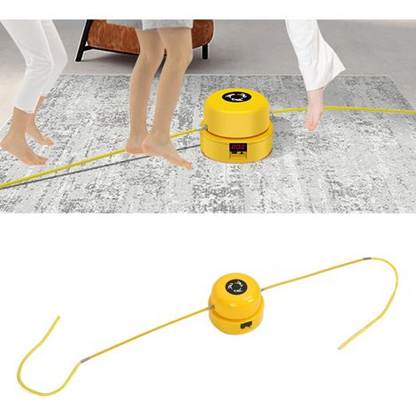 Machine à sauter à corde intelligente USB, comptage électronique entièrement automatique, sans fil, pour plusieurs personnes et enfants, machine à sauter à corde avec télécommande à un bouton. (1/5)