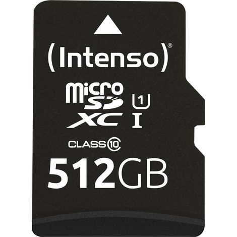 Intenso microSD Karte UHS-I Premium 512 GB Classe 10 (1/4)