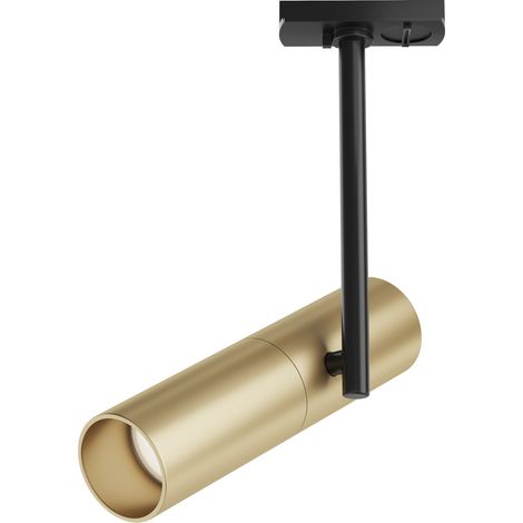 Spot sur rail monophasé laiton/noir GU10 10W Maytoni (1/5)
