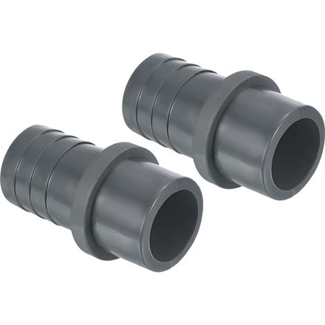 Lot de 2 connecteurs de tuyau en plastique - Adaptateur de couplage droit diamètre extérieur de la douille 32 mm, diamètre extérieur 30 mm (1/5)