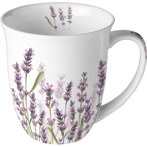 Tasse en Porcelaine Fine brins de Lavande