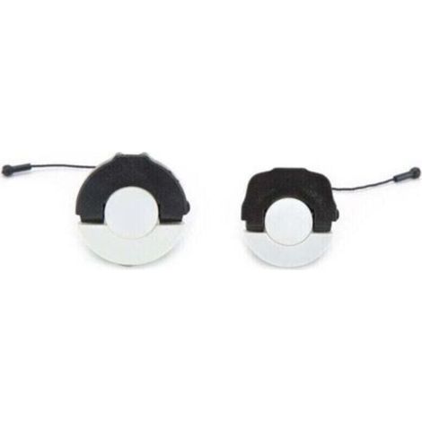 Bouchon de réservoir carburant pour tronçonneuse 2 pièces compatible avec MS210 MS230 MS250 MS290 MS340 MS360 MS380 45, XU,4 cm³ Résistant vieillissement performances stables utili - (1/5)