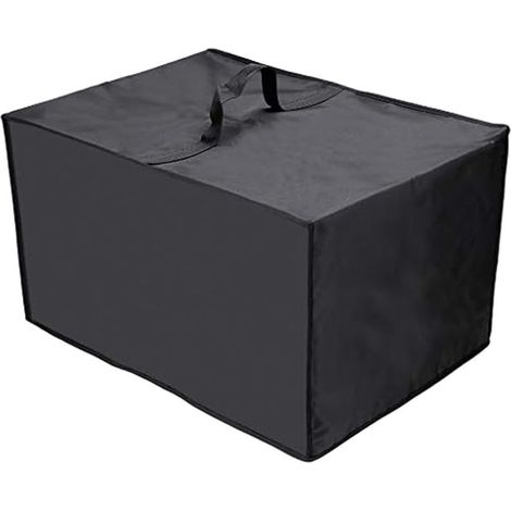 Housse de protection pliable pour four à micro-ondes et grille-pain en tissu Oxford 600D résistant à la chaleur et aux rayures Noir 50 x 40 x 32 cm (1/5)