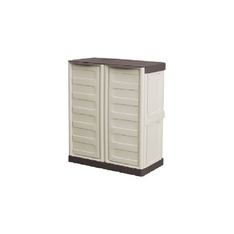 Artplast – Armoire de jardin basse en polypropylène – Étagère interne – Dimensions 70x39x85 cm – Pour extérieur – Résistante aux intempéries (1/5)