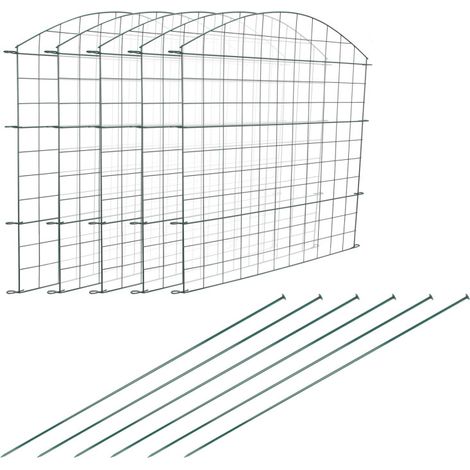 Randaco Kit recinzione per laghetto Kit recinzione per laghetto sotto l'arco recinzione per giardino arco superiore (1/5)
