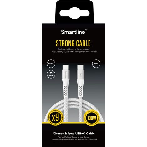 Smartline USB Typ C - USB Typ C Kabel 2 m 1 Stück. (1/3)