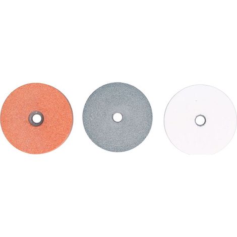 Lot de 3 Meules de Ponçage pour Polisseuse, Kit Outil de Nettoyage Métal Céramique Bois (1/5)