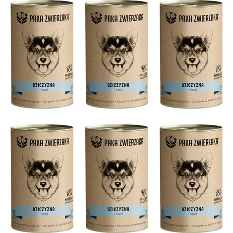 Tierpaket Wild und Lachs 6x400g