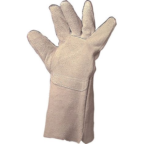 SODISE - Gants de soudeur cuir manchette 150mm T10 - carte - 21101 - Ce produit de marque TOPCAR est neuf.