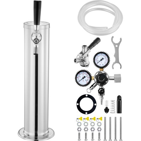 Mophorn Kit torre per spillatura fusti Singolo tocco - Servizio di spillatura birra di alta qualità a domicilio. Questo kit offre una soluzione di prim'ordine per la spillatura di birra a domicilio (1/5)
