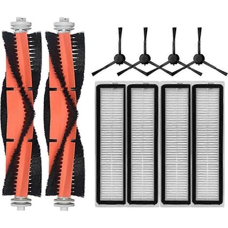 Ecleanfy - Pièces détachées pour aspirateurs robots Dreame D9, D9 Max et L10 Pro : brosse latérale principale, filtre HEPA, lingette de nettoyage et accessoires. (1/5)