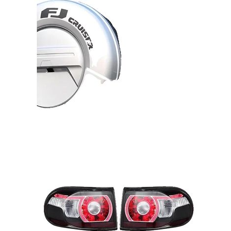 Gruppo ottico posteriore, illuminazione a LED, design resistente, compatibile con Toyota FJ Cruiser 2007-2017, un set di luci posteriori (1/2)