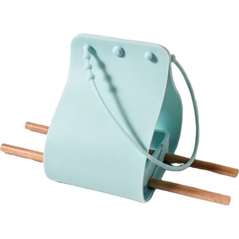 Porta semi da appendere per mangiatoie per uccelli, mangiatoia per uccelli in silicone impermeabile, contenitore per semi asciutti facile da appendere, mangiatoia decorativa da giardino - blu