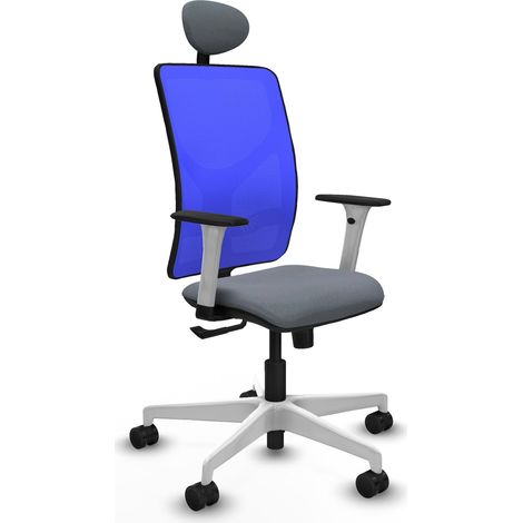 Chaise de bureau piqueras y crespo Motilla bleu mousse découpée (1/2)