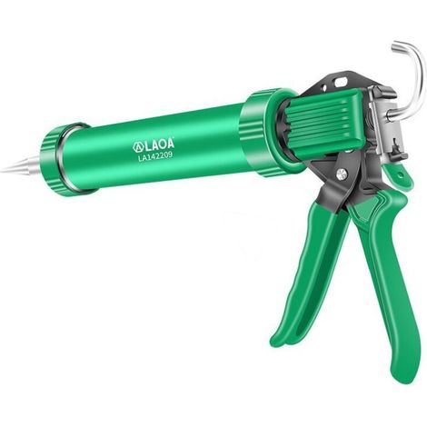 – Kartuschenpistole, manuelle Pistole für Fenster oder Türen, Haushaltswerkzeug, Druckklebepistole, ohne Akku oder Ladegerät, 300 ml, 360 mm (1/4)