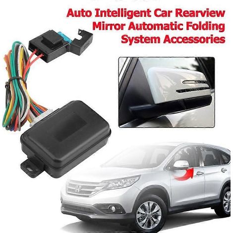 Rétroviseurs latéraux intelligents pour voiture avec système de repliage automatique, dispositif pratique pour les jours de pluie (1/5)