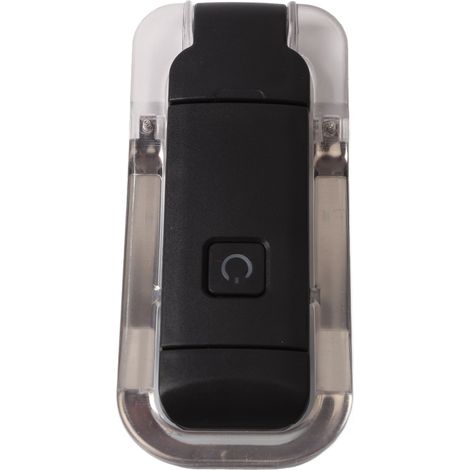 Ortviai Lampe de lecture clip USB rechargeable, réglable en luminosité, design compact et léger pour livre ou lit (1/5)