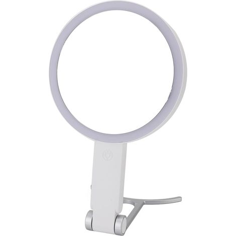 Miroir de Maquillage LED à intensité avec Grossissement 1X/10X, Miroir de vanité de Voyage Portable, Rechargeable par USB avec Lumière (1/5)