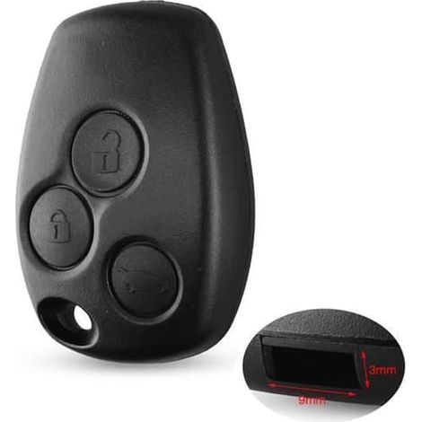 Clé kofta kangoo Boite vide Compatible Renault 3 boutons Plip Kangoo Clio Modus (1/4)