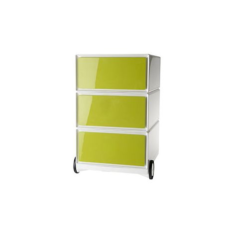 EasyBox  Cassettiera con rotelle easyBox®  3 cassetti  bianco