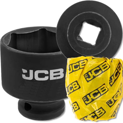 Bussola a impatto JCB da 1/2" 20 mm a 6 punte in acciaio Cr-Mo (1/5)