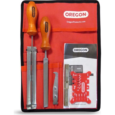 Oregon 558550 - Kit affilatura + astuccio, 3/16"
