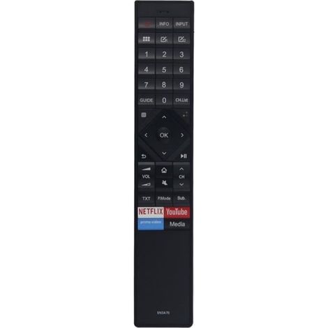 Télécommande - Pour Téléviseur Hisense - Modèle Compatible EN3A70 - Fonctionne avec HE100LN60D 100LN60 80L5 H80LSAIL H100LDA 50U7QF 55U7QF - Unité