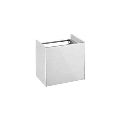 Mobile lavabo ROYAL REFLEX 496 x 450 x 347 mm, cerniera porta a sinistra, scocca Moka, vetro frontale Moka KEUCO