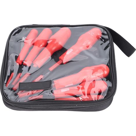 Ensemble de 7 Tournevis Isolés Magnétiques pour Électriciens - Kit de Précision 9701 (1/5)