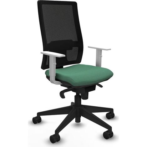 Piqueras y Crespo 4B066N0 Chaise de bureau vert émeraude (1/3)