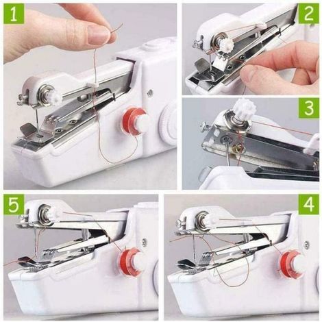 Mini Nähmaschine - Portable Akkubetrieb - Für Zuhause Reisen Camping - 1 Stück (1/5)