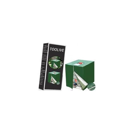Tarpaulin for 1000L Tank, Sun Protection Tarpaulin for IBC Rainwater Tank, Dustproof, UV-resistant, Protective Cover, Green Protective Tarpaulin (116 x 100 x 120 cm) (1/5)