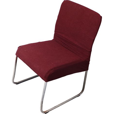 Housses de chaises de salle à manger en fibre de polyester extensible et épaisse, imperméables et anti-poussière, pour la maison, le bureau, le restaurant ou le café. (1/5)