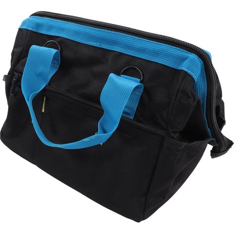 Sacoche à outils en toile Oxford renforcée et résistante, polyvalente, pliable pour électricien, 11 pouces, robuste et durable. (1/5)