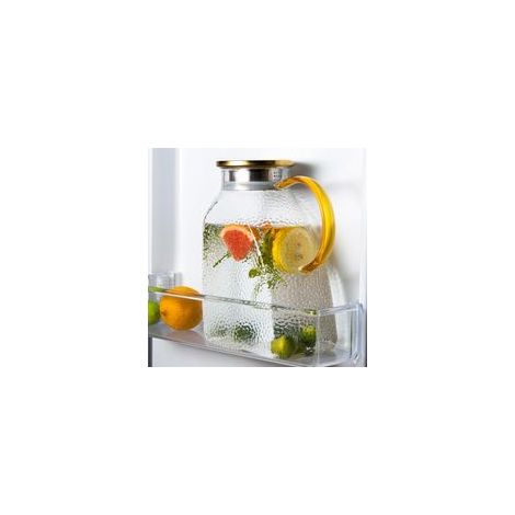 Bocal en verre de 1,8 litre (60 oz) avec poignée et couvercle, . (1/4)